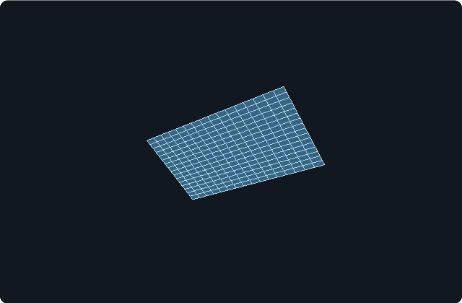 Sampled open Surface after changing the quantity function default