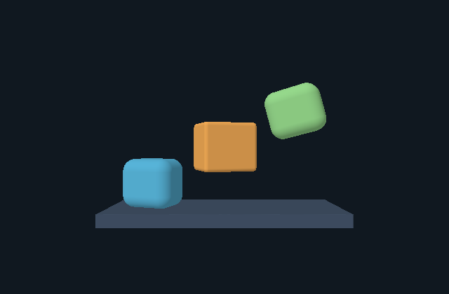 Three rounded boxes with separate ID styles above a base